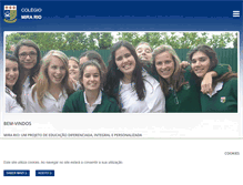 Tablet Screenshot of colegiomirario.pt